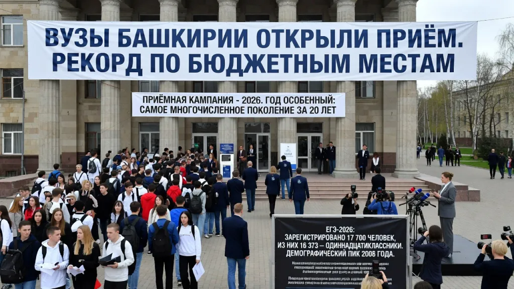 Вузы Башкирии открыли приём. Рекорд по бюджетным местам