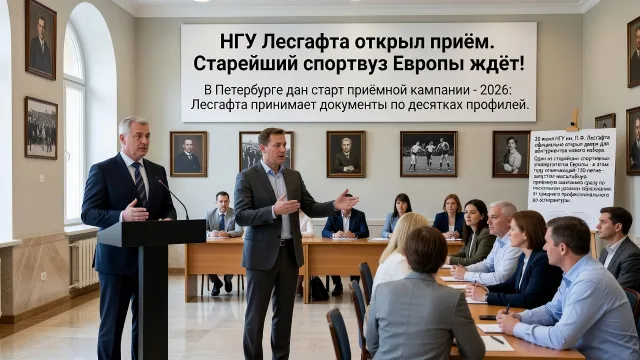 НГУ Лесгафта открыл приём. Старейший спортвуз Европы ждёт!